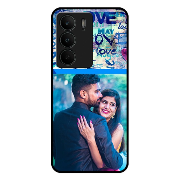 Realme C75 5G Custom Glass Phone Case - Colorful Love Design