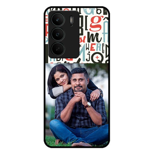 Realme C75 5G Custom Glass Phone Case - Alphabet Design