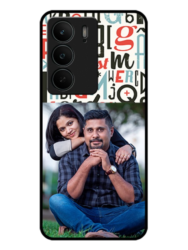 Custom Realme C75 5G Custom Glass Phone Case - Alphabet Design