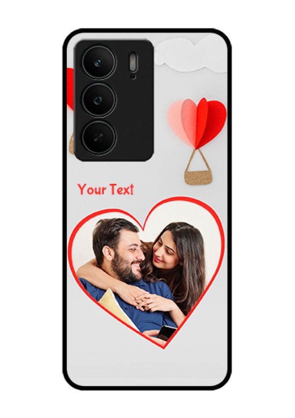 Realme C75 5G Custom Glass Phone Case - Parachute Love Design