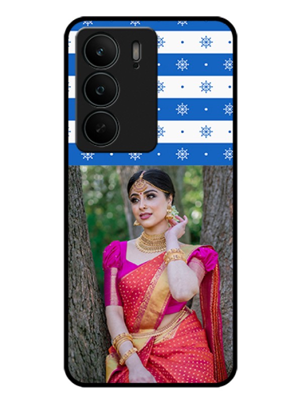 Custom Realme C75 5G Custom Glass Phone Case - Snow Pattern Design