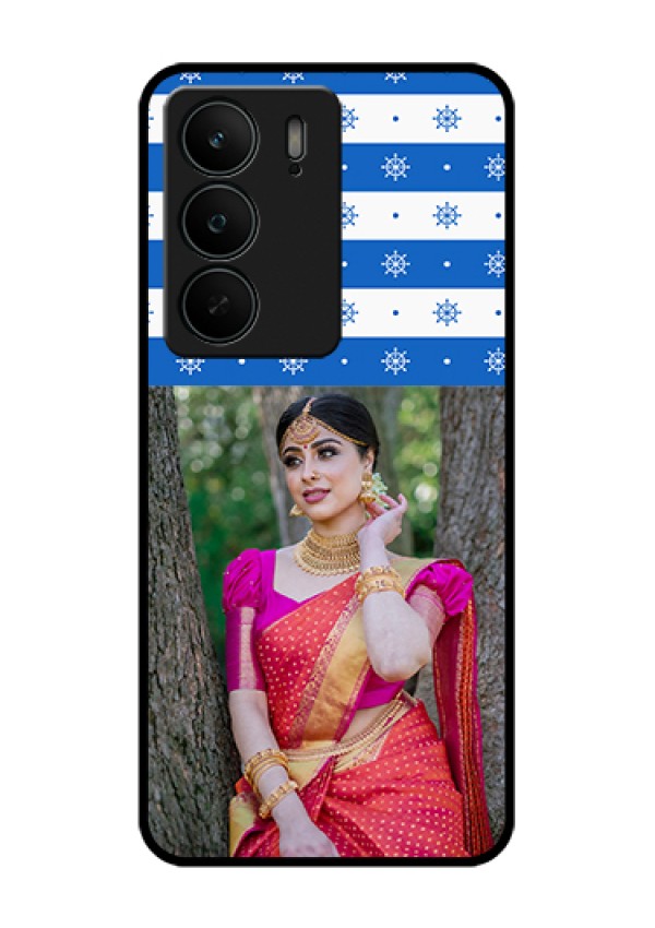 Realme C75 5G Custom Glass Phone Case - Snow Pattern Design