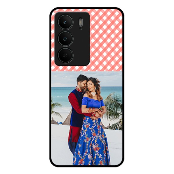 Realme C75 5G Custom Glass Phone Case - Pink Pattern Design