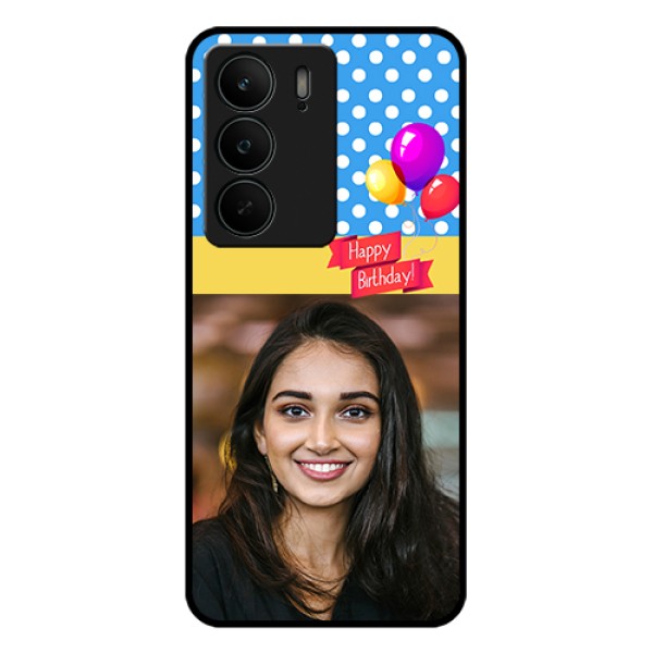 Realme C75 5G Custom Glass Phone Case - Happy Birthday Design