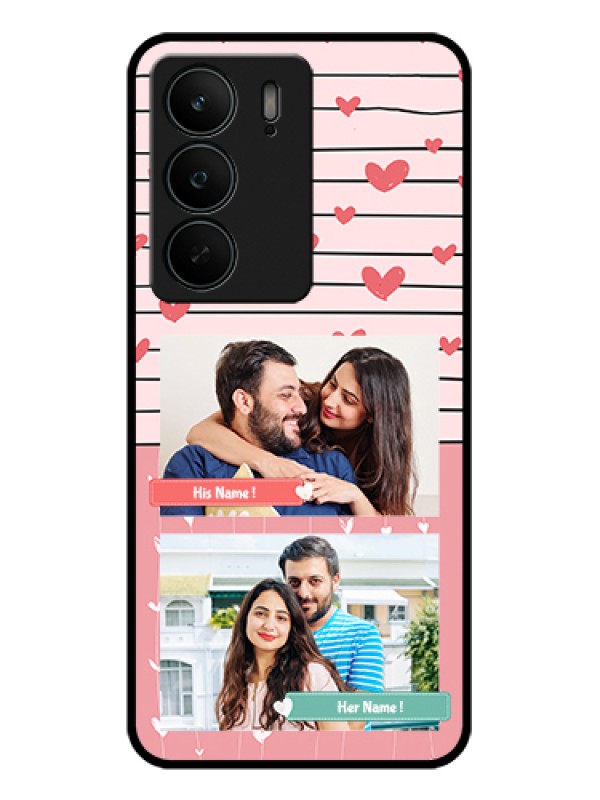 Custom Realme C75 5G Custom Glass Phone Case - Photo With Heart Design