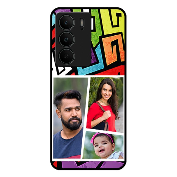 Realme C75 5G Custom Glass Phone Case - Graffiti Pattern Design
