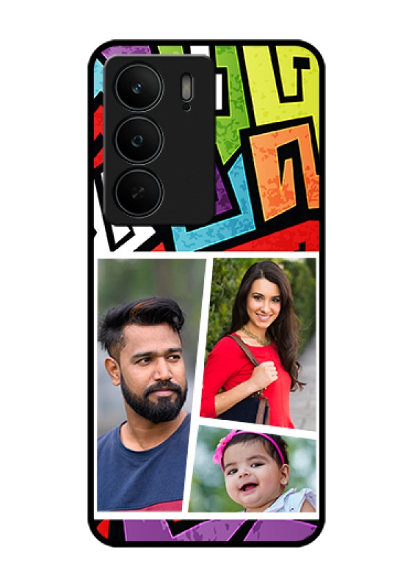 Realme C75 5G Custom Glass Phone Case - Graffiti Pattern Design