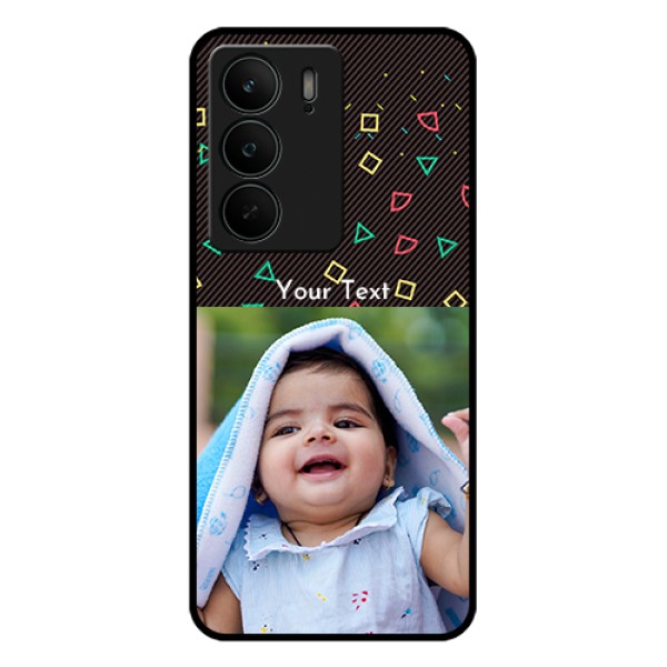 Realme C75 5G Custom Glass Phone Case - With Confetti Birthday Design Realme C75 5G Custom Glass Phone Case - With Confetti Birthday Design
