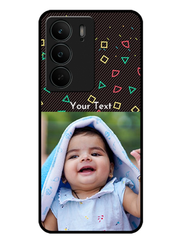 Custom Realme C75 5G Custom Glass Phone Case - With Confetti Birthday Design