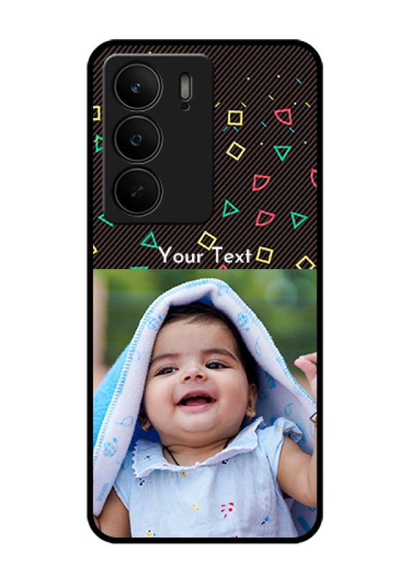 Realme C75 5G Custom Glass Phone Case - With Confetti Birthday Design