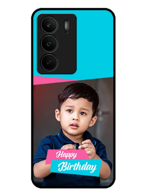 Custom Realme C75 5G Custom Glass Phone Case - Image Holder With 2 Color Design