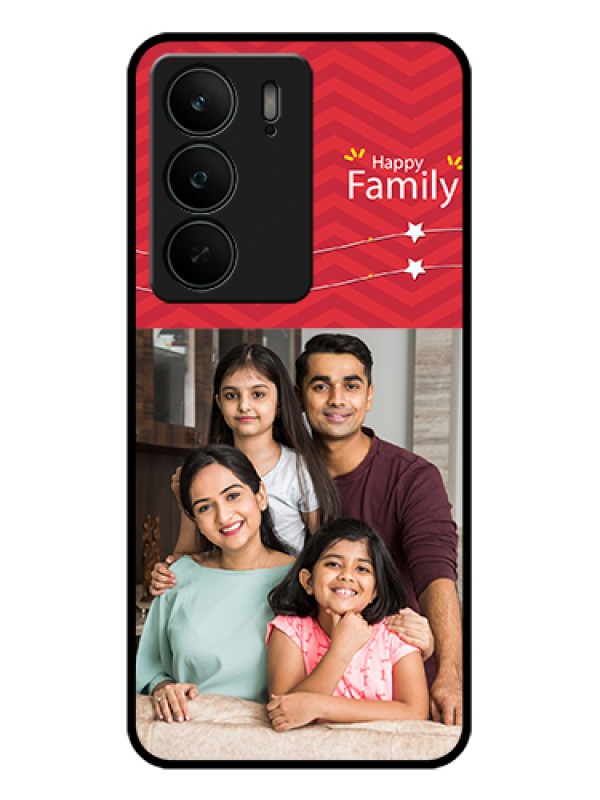 Custom Realme C75 5G Custom Glass Phone Case - Happy Family Design