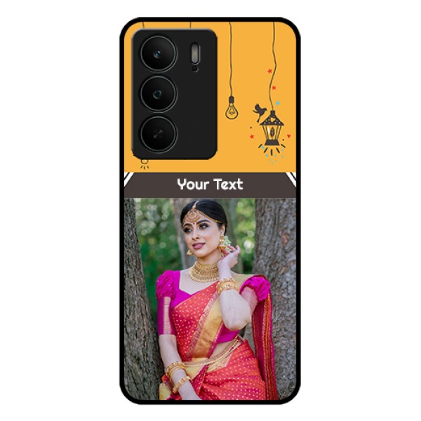 Realme C75 5G Custom Glass Phone Case - With Family Picture And Icons