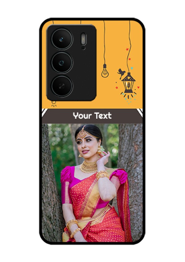 Realme C75 5G Custom Glass Phone Case - With Family Picture And Icons