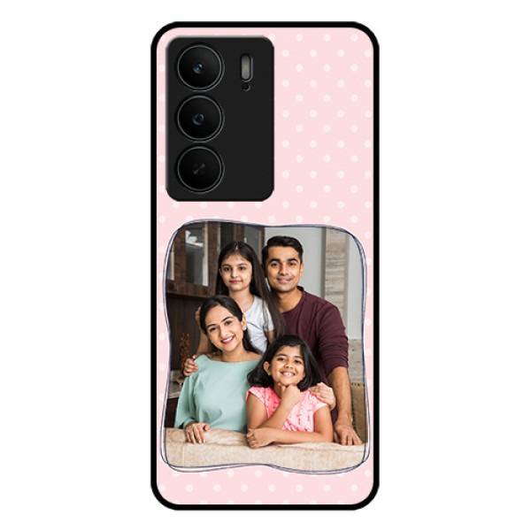 Realme C75 5G Custom Glass Phone Case - Family With Dots Design