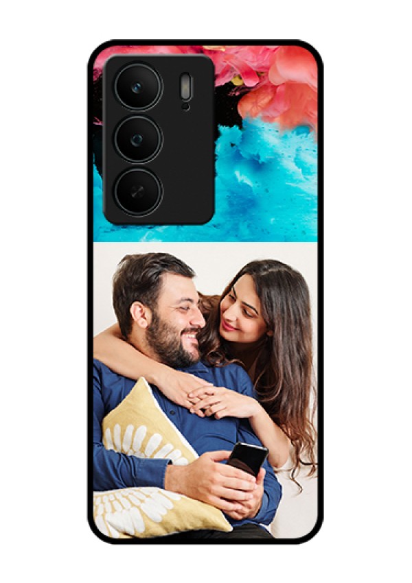 Realme C75 5G Custom Glass Phone Case - Quote With Acrylic Painting Design