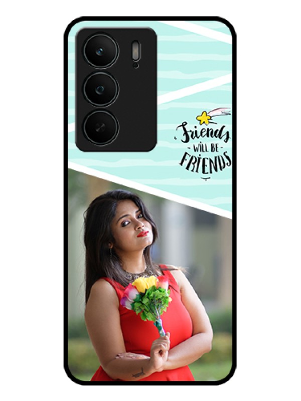 Custom Realme C75 5G Custom Glass Phone Case - Friends Picture Icon Design