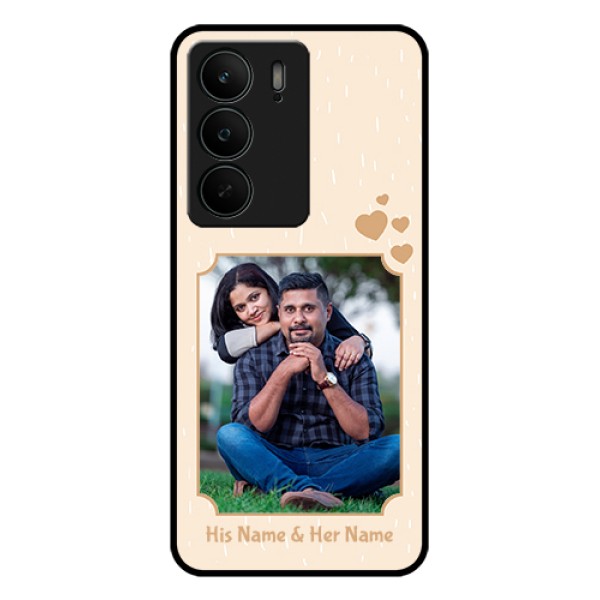 Realme C75 5G Custom Glass Phone Case - With Confetti Love Design Realme C75 5G Custom Glass Phone Case - With Confetti Love Design