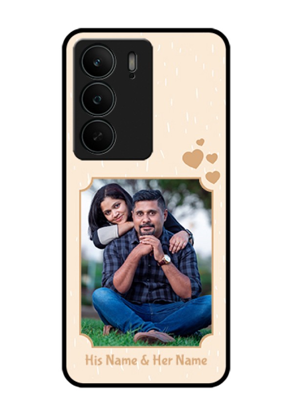 Realme C75 5G Custom Glass Phone Case - With Confetti Love Design