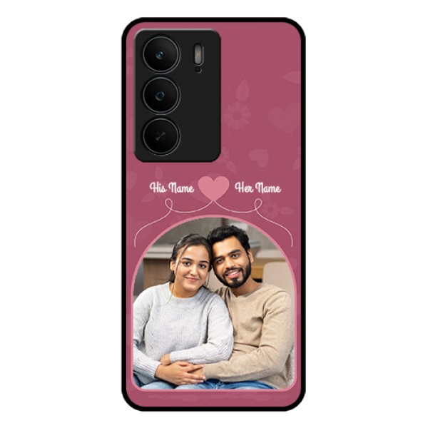 Realme C75 5G Custom Glass Phone Case - Love Floral Design