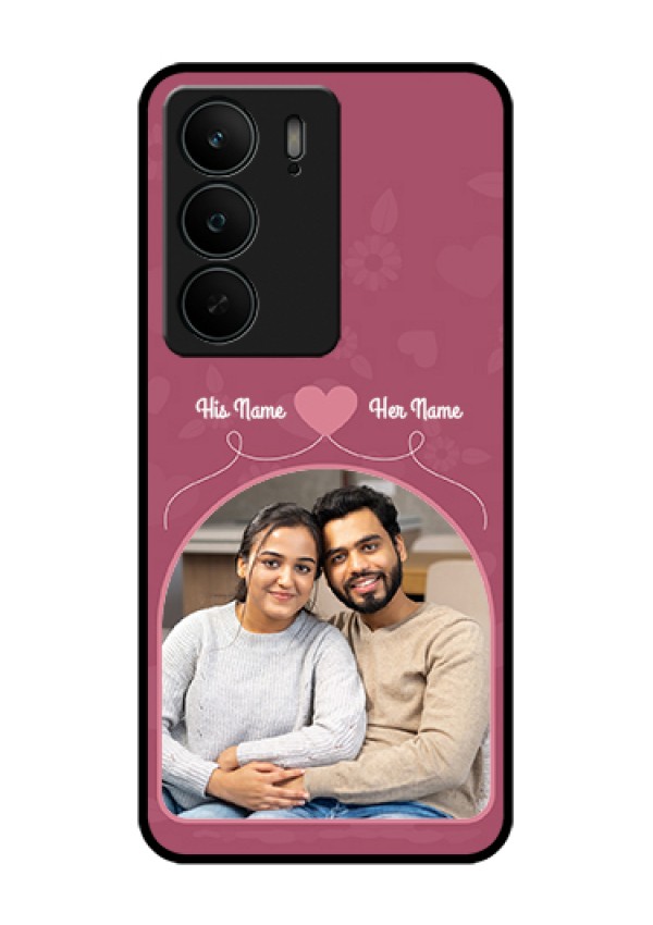 Realme C75 5G Custom Glass Phone Case - Love Floral Design