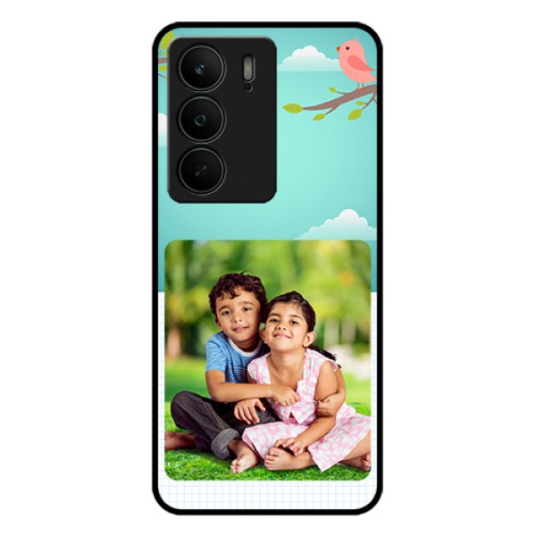 Realme C75 5G Custom Glass Phone Case - Doodle Love Design