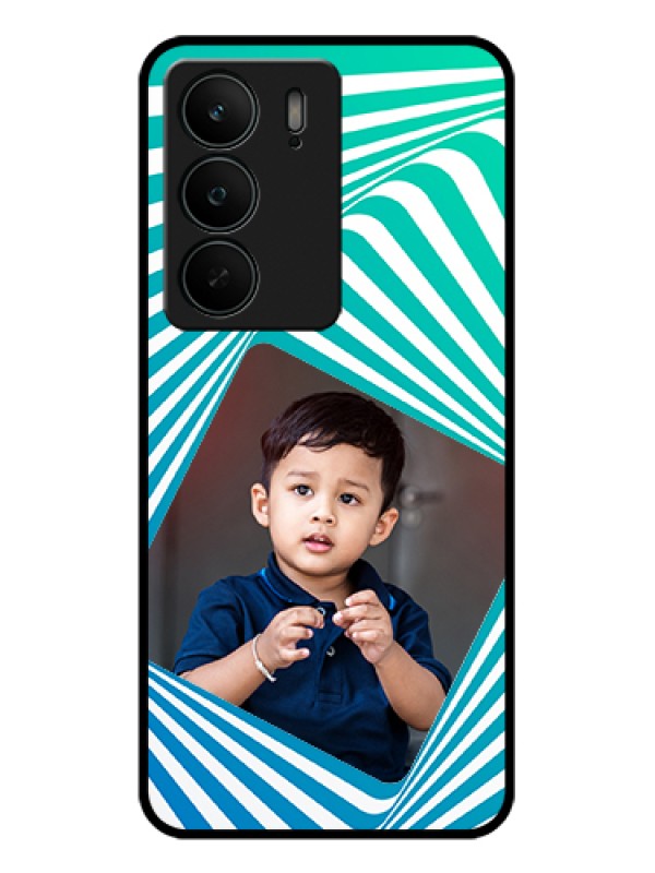 Custom Realme C75 5G Custom Glass Phone Case - Abstract Spiral Design