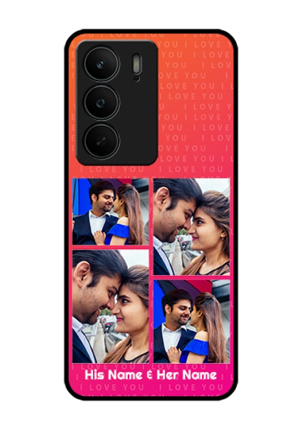 Realme C75 5G Custom Glass Phone Case - I Love You Pink Design
