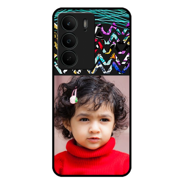 Realme C75 5G Custom Glass Phone Case - Neon Abstract Design