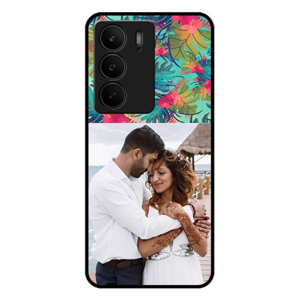 Realme C75 5G Custom Glass Phone Case - Watercolor Floral Design Realme C75 5G Custom Glass Phone Case - Watercolor Floral Design
