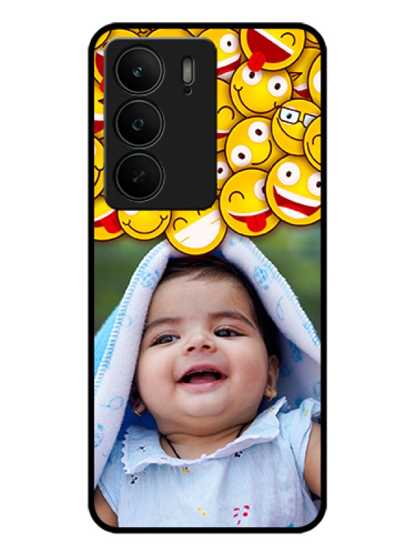 Custom Realme C75 5G Custom Glass Phone Case - With Smiley Emoji Design