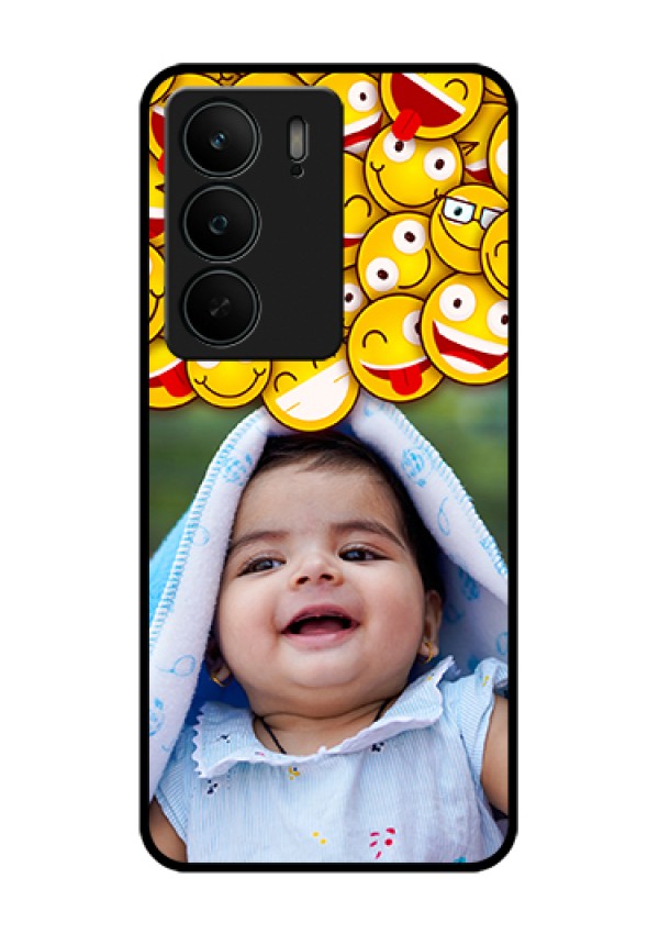 Realme C75 5G Custom Glass Phone Case - With Smiley Emoji Design