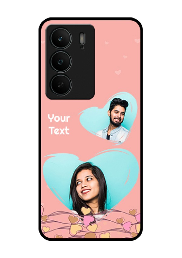 Realme C75 5G Custom Glass Phone Case - Love Doodle Design