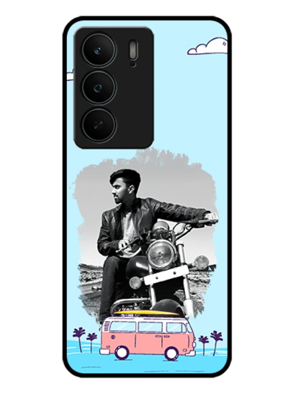 Custom Realme C75 5G Custom Glass Phone Case - Travel & Adventure Design