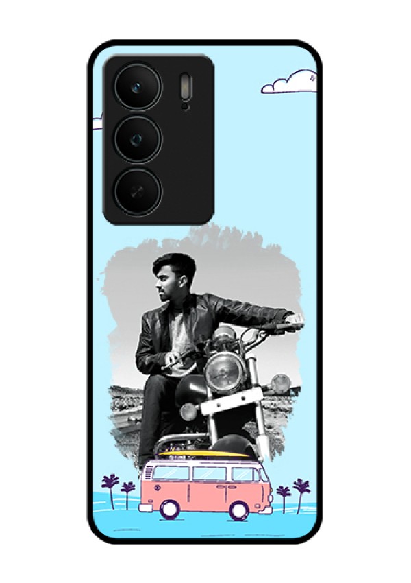 Realme C75 5G Custom Glass Phone Case - Travel & Adventure Design