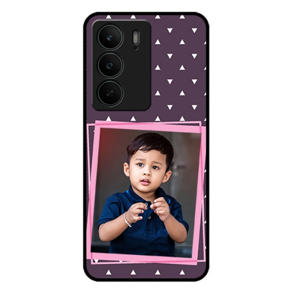 Realme C75 5G Custom Glass Phone Case - Triangle Pattern Dotted Design Realme C75 5G Custom Glass Phone Case - Triangle Pattern Dotted Design