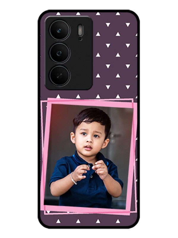 Custom Realme C75 5G Custom Glass Phone Case - Triangle Pattern Dotted Design