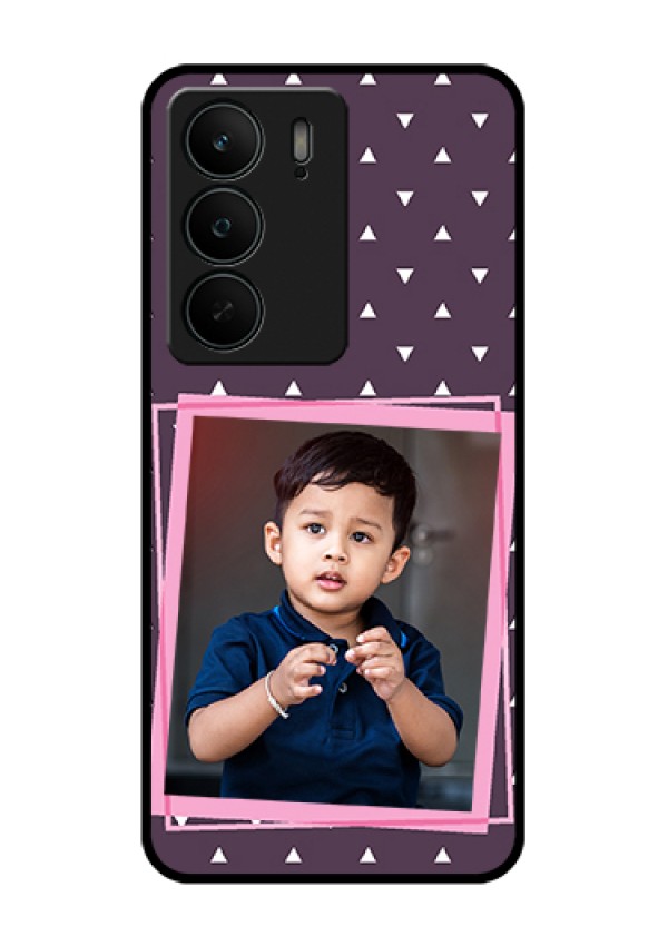 Realme C75 5G Custom Glass Phone Case - Triangle Pattern Dotted Design