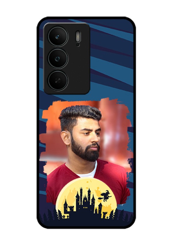 Realme C75 5G Custom Glass Phone Case - Halloween Witch Design