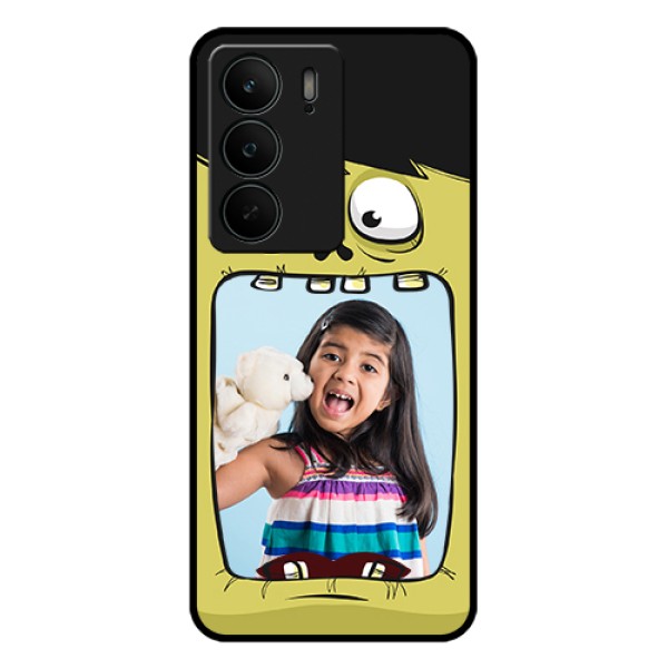 Realme C75 5G Custom Glass Phone Case - Cartoon Monster Back Case Design Realme C75 5G Custom Glass Phone Case - Cartoon Monster Back Case Design