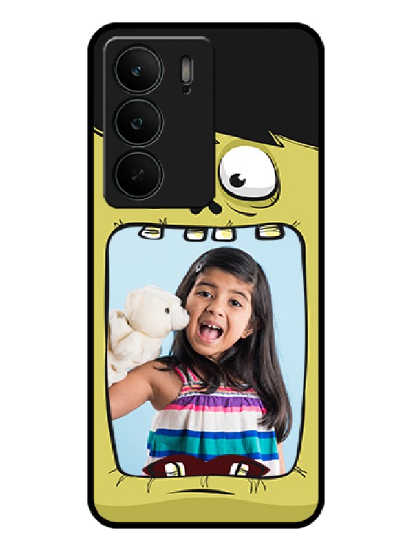 Custom Realme C75 5G Custom Glass Phone Case - Cartoon Monster Back Case Design