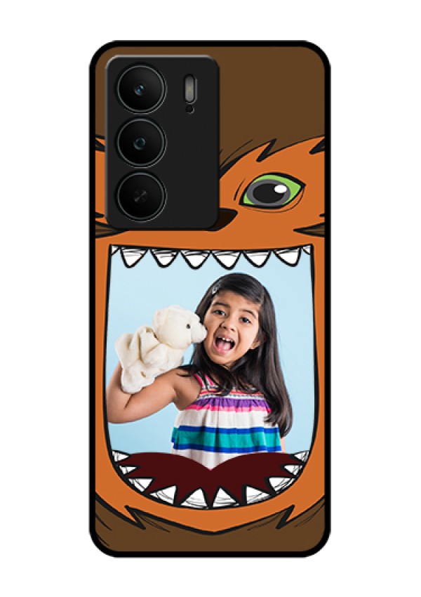 Realme C75 5G Custom Glass Phone Case - Owl Monster Back Case Design