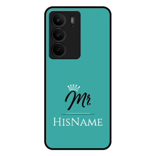 Realme C75 5G Custom Glass Phone Case - Mr With Name Design