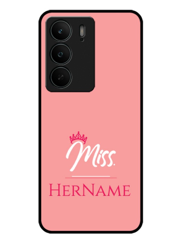 Custom Realme C75 5G Custom Glass Phone Case - Mrs With Name Design