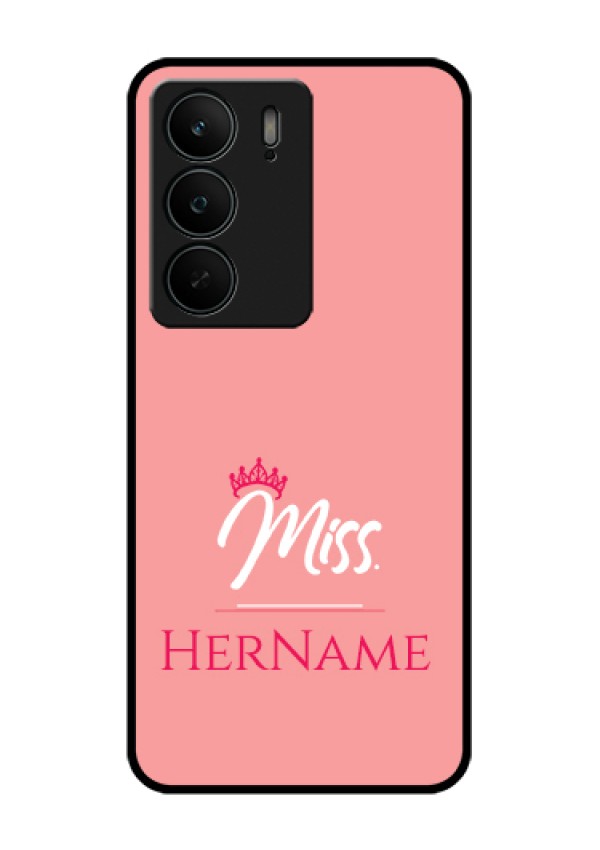 Realme C75 5G Custom Glass Phone Case - Mrs With Name Design