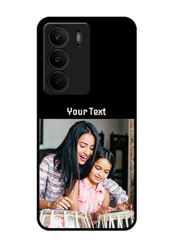Realme C75 5G Custom Glass Phone Case - Photo With Name Design