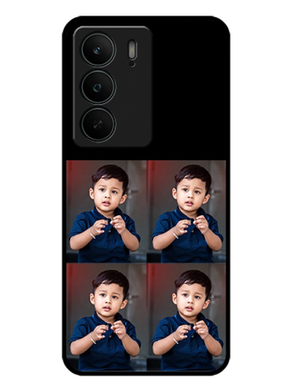 Custom Realme C75 5G Custom Glass Phone Case - 4 Image Holder Design