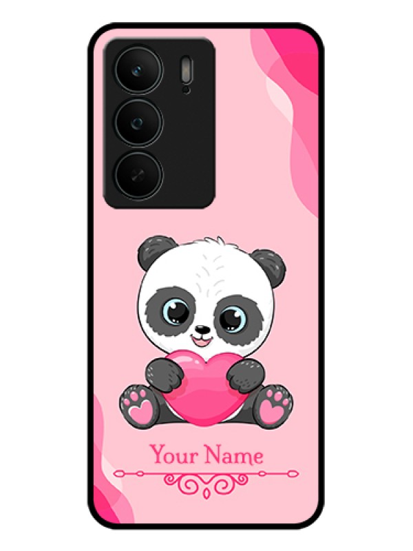 Custom Realme C75 5G Custom Glass Phone Case - Cute Panda Design