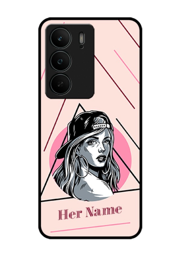 Realme C75 5G Custom Glass Phone Case - Rockstar Girl Design