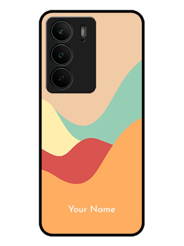 Custom Realme C75 5G Custom Glass Phone Case - Ocean Waves Multi - Colour Design